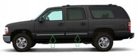 Chevy Suburban 2000-2006 - Listwy chrom boczne drzwi chromowane ochronne