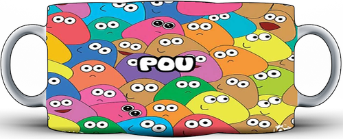 Kubek ceramiczny Pou - gra wideo na Arena.pl