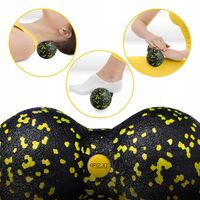 ROLLER WAŁEK PIŁKA PIŁECZKA ZESTAW EPP GŁADKI TWARDY DO MASAŻU DUOBALL