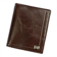 Portfel męski skórzany PELLUCCI PC-102-BAR RFID Brązowy