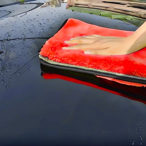 Zestaw Do Mycia Czyszczenia Osuszania Ręcznik Rękawica Szczotka Felg Auta na Arena.pl