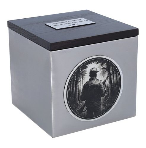 Tematyczna urna dla myśliwego, łowczego Tabliczka / Tak na Arena.pl