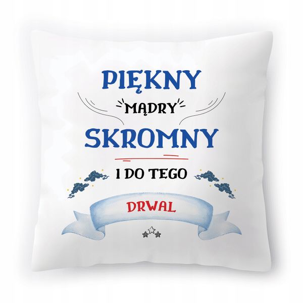 Poduszka Dla Drwala Na Urodziny Prezent Z Nadrukiem Ze Zdjęciem zdjęcie 1
