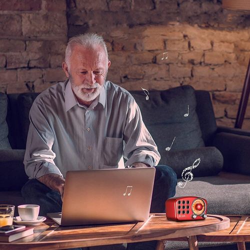 Radio Kuchenne Feegar Retro Bluetooth Przenośne Fm na Arena.pl