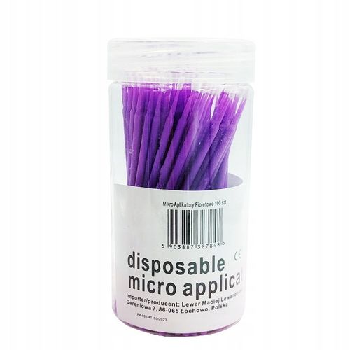 Aplikatory Mikroszczoteczki do Rzęs 1,5mm 100szt na Arena.pl