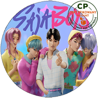 Opłatek waflowy na tort - K-Pop Demon Hunters