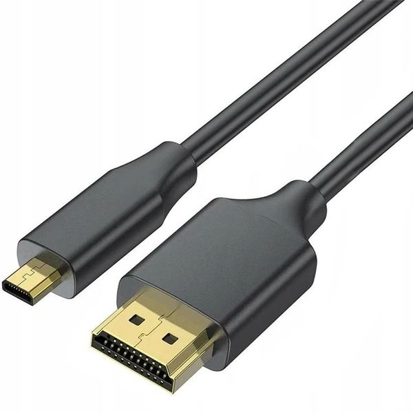 Unitek Kabel micro HDMI - HDMI 2.0 4K 60Hz 2 m zdjęcie 3