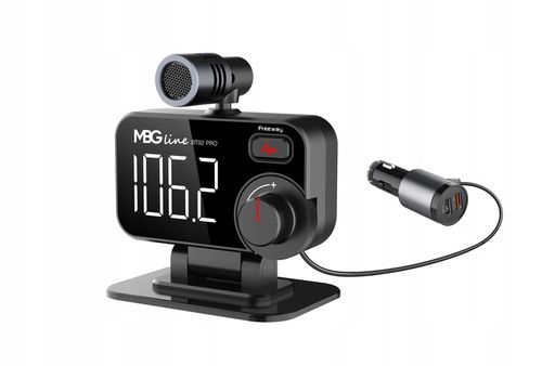 Transmiter FM Bluetooth 5.0 ładowarka USB QC 3.0 na Arena.pl