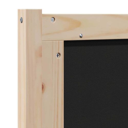 Tapicerowane wezgłowie Brązowy 160 cm Lite drewno sosnowe na Arena.pl