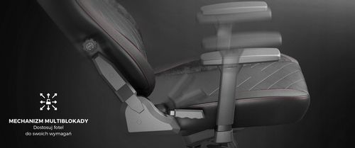 Fotel Gamingowy Biurowy Komputerowy GENESIS Nitro 890 G2 Czarny na Arena.pl