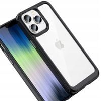 wzmocnione etui z elastyczną ramką do iphone 15 pro outer space - czarne