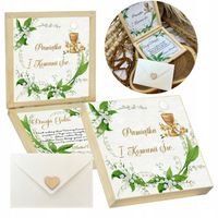 Pamiątka Pierwszej Komunii Świętej Pudełko na Pieniądze prezent na komunie