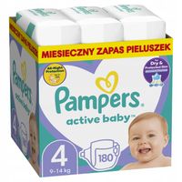 Pampers Active Baby 4 180 szt. 9-14 kg Pieluszki