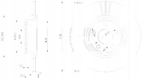 TARCZA HAM. VW P. A6 04- 321MM MAXGEAR na Arena.pl