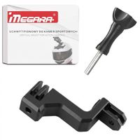 Adapter Kątowy Uchwyt Pionowy 90° do Kamer GoPro Kasku Aluminium Czarny