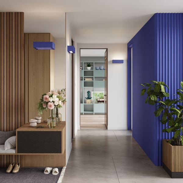 Kinkiet ceramiczny RIGATA ultramaryna zdjęcie 11