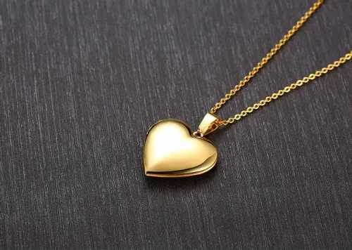 Naszyjnik Otwierane Serce Photo Stal 18 K na Arena.pl