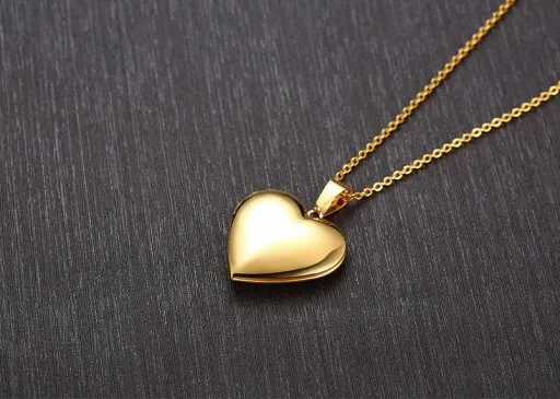 Naszyjnik Otwierane Serce Photo Stal 18 K zdjęcie 7