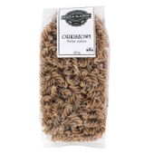 Wysokiej jakości Makaron ORKISZOWY (ciemny) świdry 400g Wegański