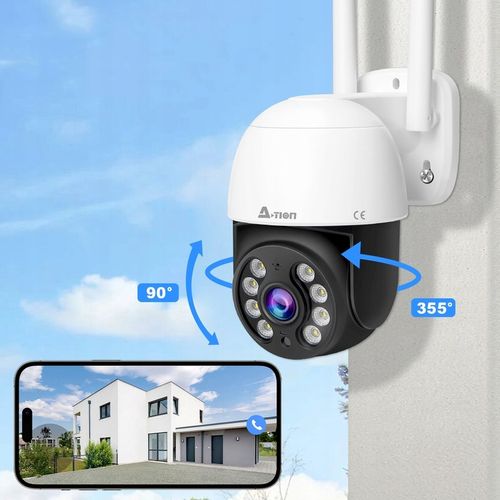 KAMERA WIFI IP SMART ZEWNĘTRZNA OBROTOWA FULL HD 4MP 2K ZOOM 4x DETEKCJA na Arena.pl