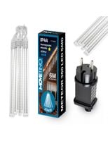 Lampki meteory 360LED Biały Zimny