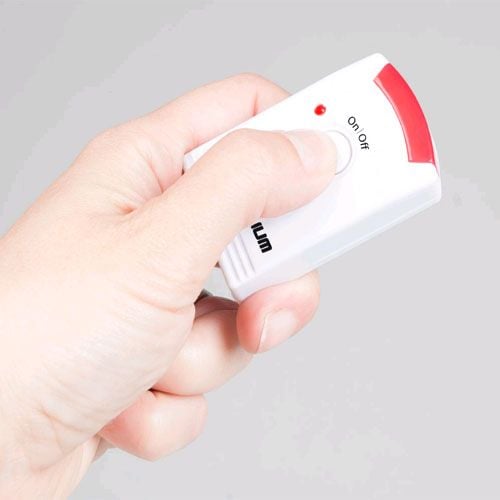 Alarm bezprzewodowy z pilotem mobilny przenośny alarm do pomieszczeń na Arena.pl