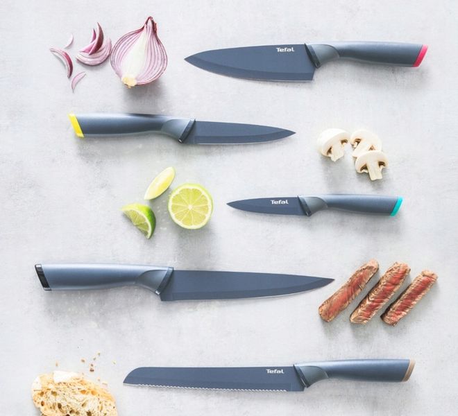 Noże w bloku TEFAL Fresh Kitchen 6el stal zdjęcie 5