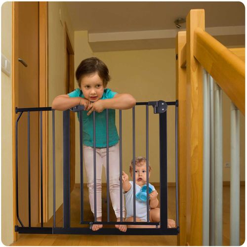 Barierka bramka zabezpieczająca czarna Nukido 718300 na Arena.pl