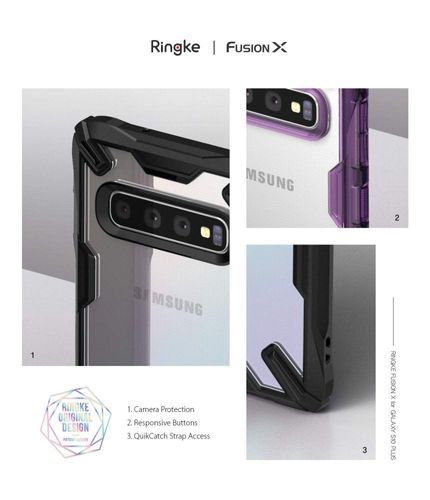 RINGKE FUSION X GALAXY S10+ PLUS BLACK na Arena.pl