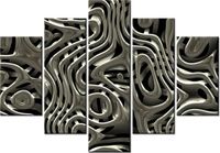 105CM 150CM OBRAZ 5 ELEM NASZA ABSTRAKCJA DRUK