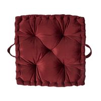 Poduszka gruba pikowana bordowa