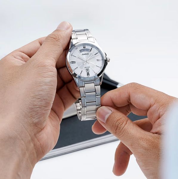 ZEGAREK MĘSKI CASIO MTP-1381D-7AVDF (zd076b) + BOX zdjęcie 7