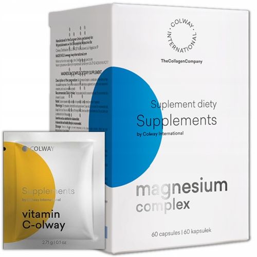 MAGNEZ Magnesium Complex Cytrynian,Glicynian,Mleczan magnezu Wit. B6 COLWAY na Arena.pl