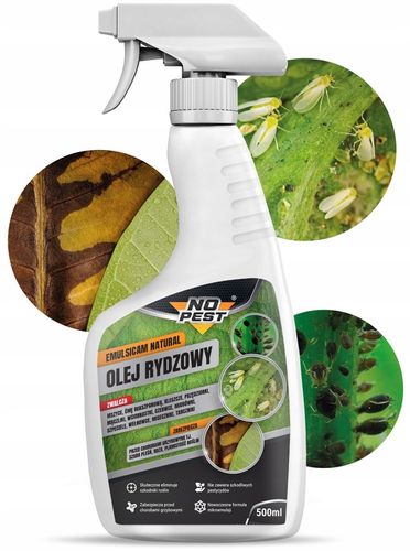 OLEJ RYDZOWY PREPARAT PŁYN NA MSZYCE ĆMĘ PRZĘDZIORKI NO PEST 500ML (3 SZT) na Arena.pl