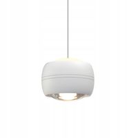 Lampa wisząca do sypialni regulowana wysokość biała ledowa QUIBERON