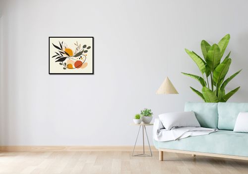 Plakat 60x50cm Botaniczny Wir na Arena.pl