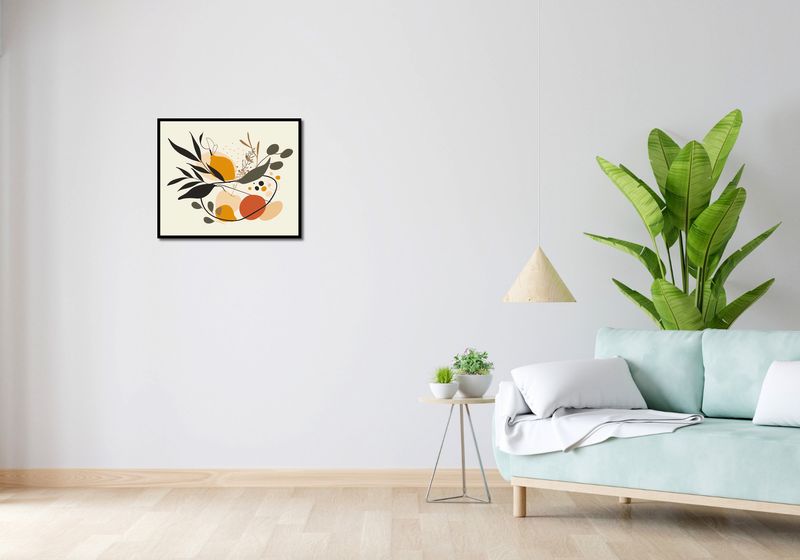Plakat 60x50cm Botaniczny Wir zdjęcie 4