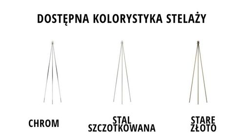 Loftowa lampa podłogowa do salonu KANTON z włącznikiem nożnym na Arena.pl