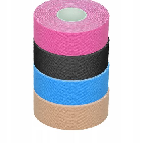 4x FACE TAPE TEJPY DO TAPINGU TWARZY TAŚMA KINEZJOLOGICZNA PLASTRY 2,5 na Arena.pl