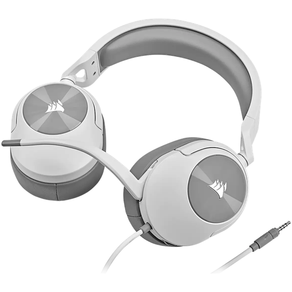 corsair hs55 stereo headset, white zdjęcie 2