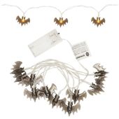 Lampki na Halloween nietoperze girlanda łańcuch świetlny 10 LED
