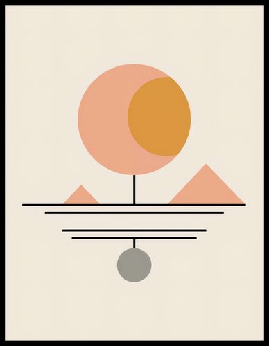 Plakat 50x65cm Geometryczna Utopia na Arena.pl