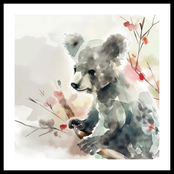 Plakat 60x60cm Akwarelowa Koala zdjęcie 3