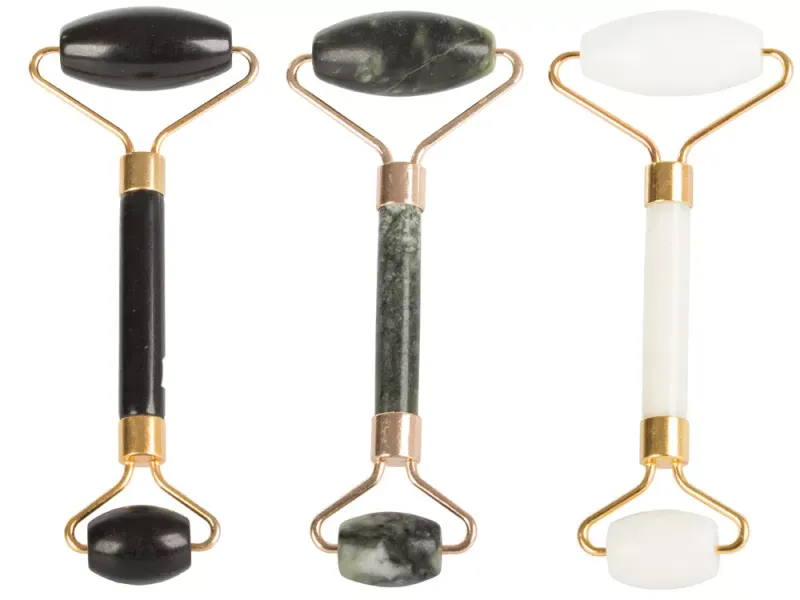 Masażer do twarzy z jadeitu roller wałek jadeitowy zdjęcie 3