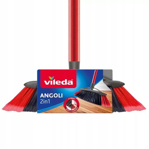 VILEDA Szczotka miotła Profilowana 2 w 1 z kijem na Arena.pl
