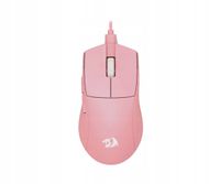 Myszka przewodowa Redragon M724P K1NG 12400 dpi Różowa