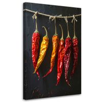 Obraz do kuchni restauracji baru jadalni, Suszone papryczki
