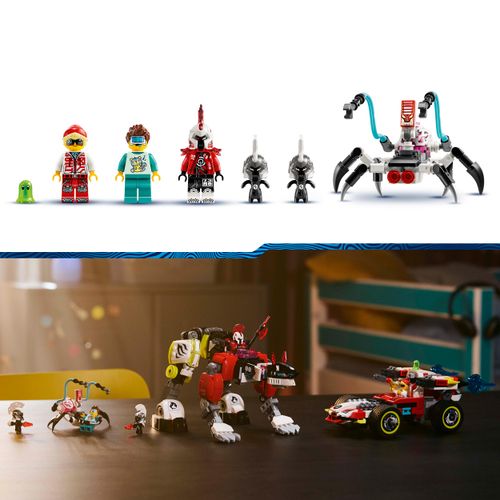 LEGO Tygrysi mech Coopera i hot rod Zero 71497 na Arena.pl