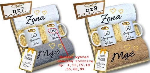 Prezent na rocznicę ślubu Jubileusz 20 30 40 50 na Arena.pl