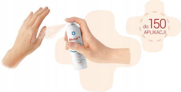 AKUTOL OPATRUNEK SPRAY DO OPATRYWANIA RAN 60 ML zdjęcie 5